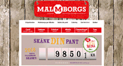 Desktop Screenshot of malmborgs.se
